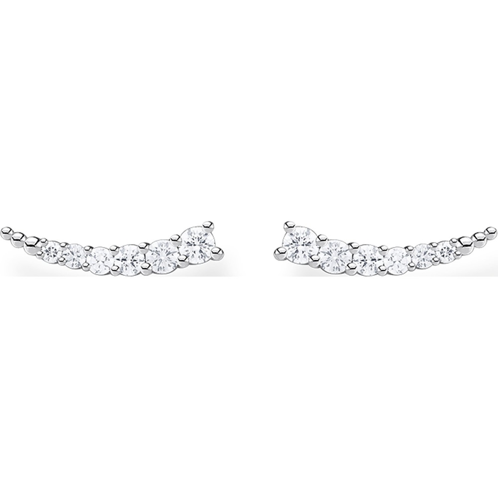 Thomas Sabo Boucles d'oreilles à fermoir à poussette 925 Argent Boucles d'oreilles