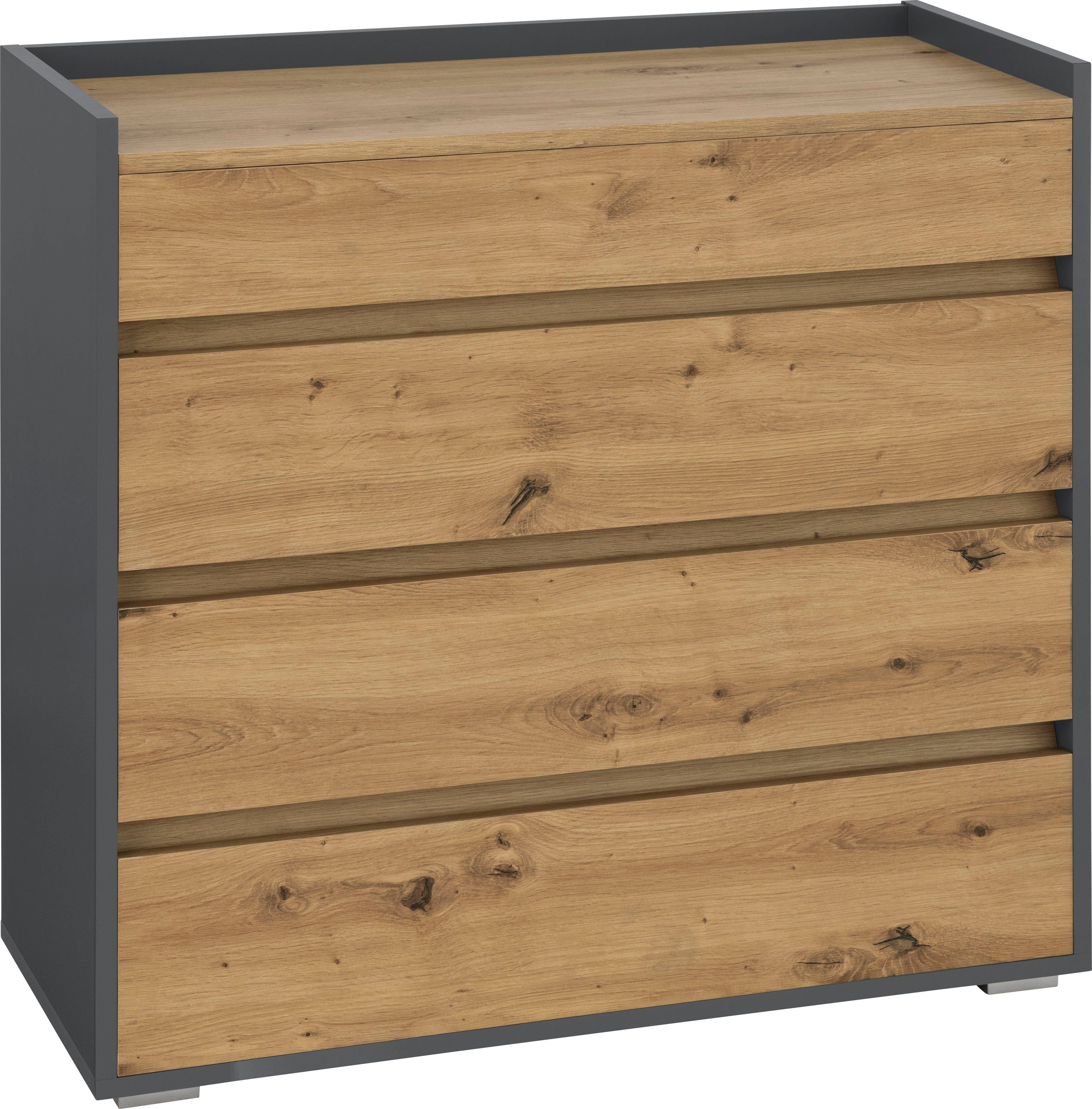 INOSIGN Kommode Kosmo, Breite 80 cm, 4 Schubkästen