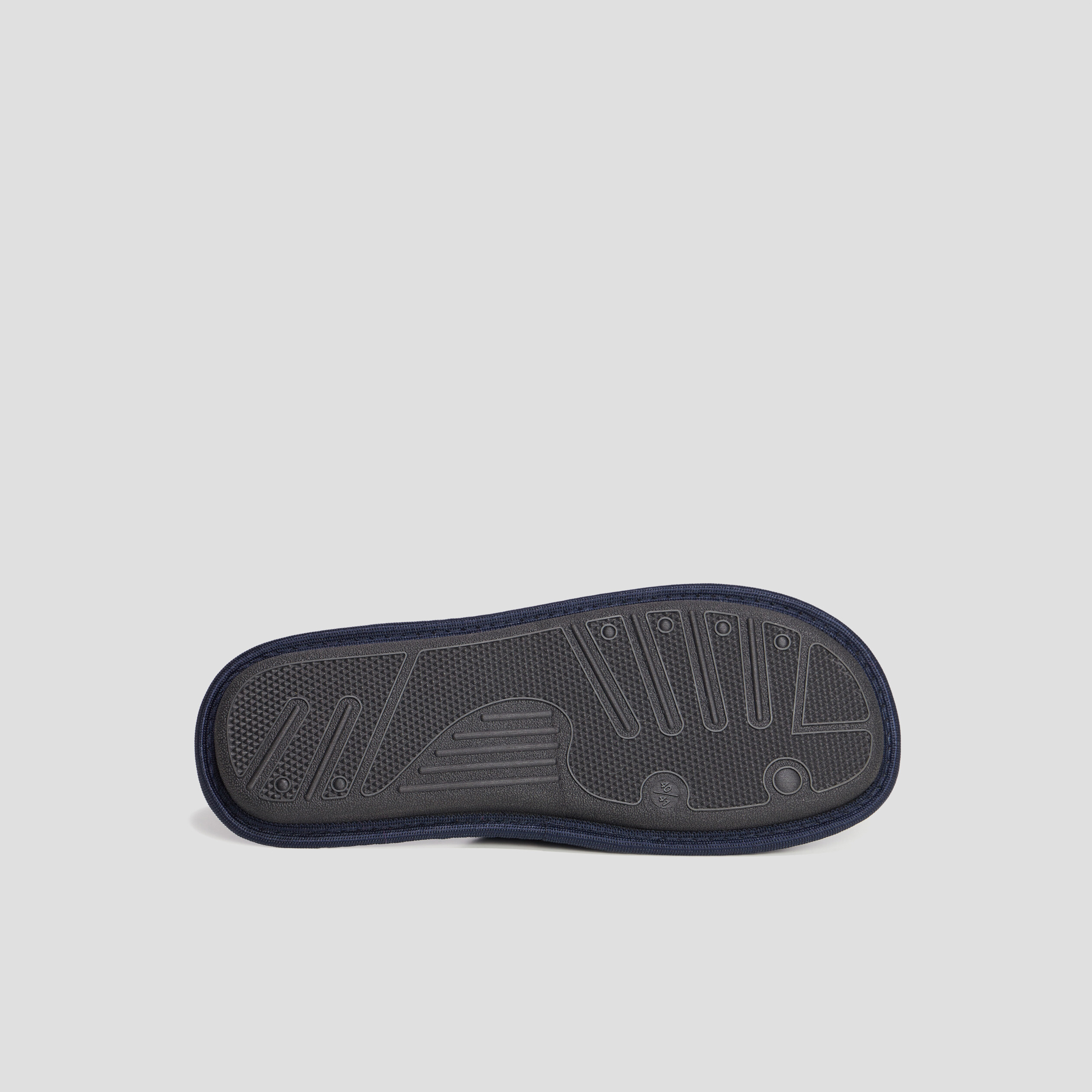 Chaussons mules Creeks bleu marine homme | La Halle
