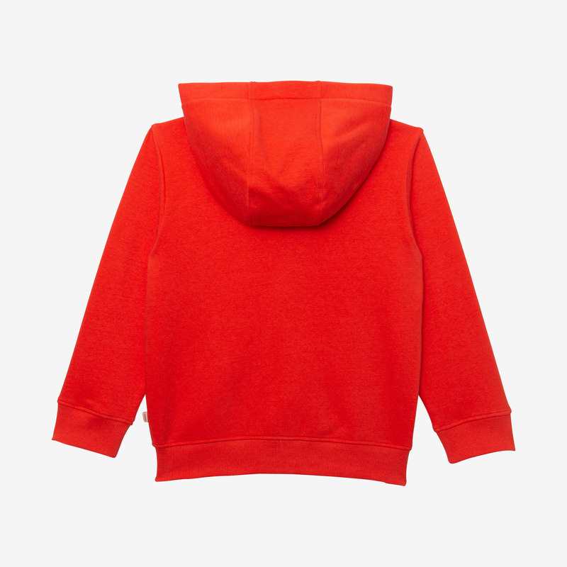 Cardigan garçon visuel encre rouge en coton recyclé Catimini