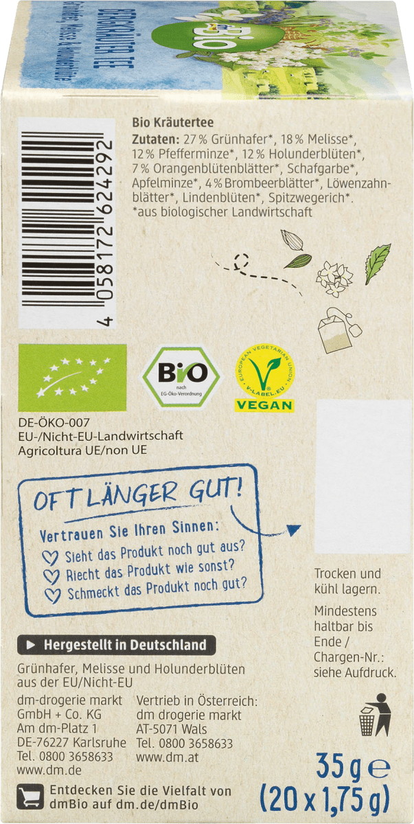 Kräutertee Bergkräuter (20 Beutel), 35 g