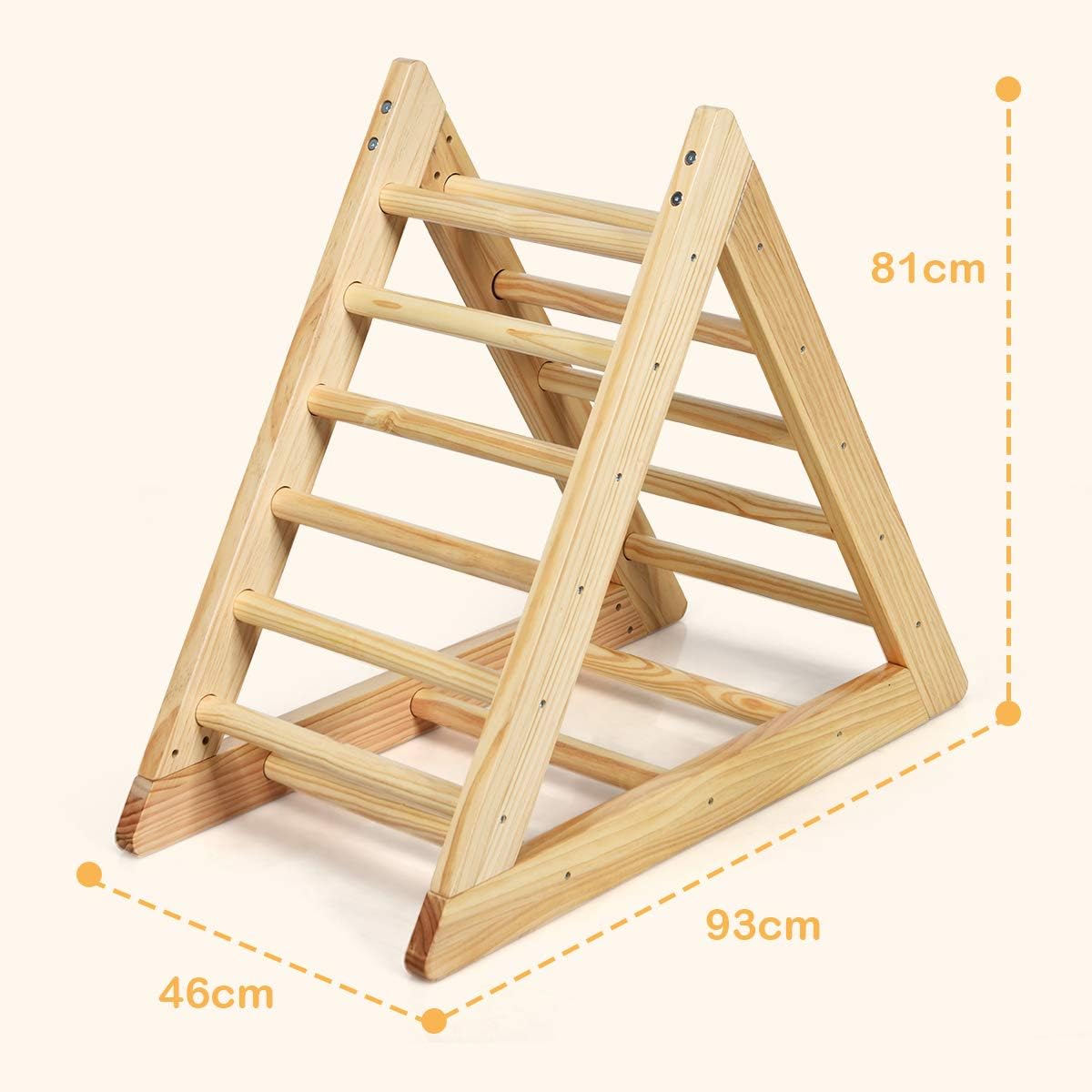 Costway Kletterdreieck aus Holz
