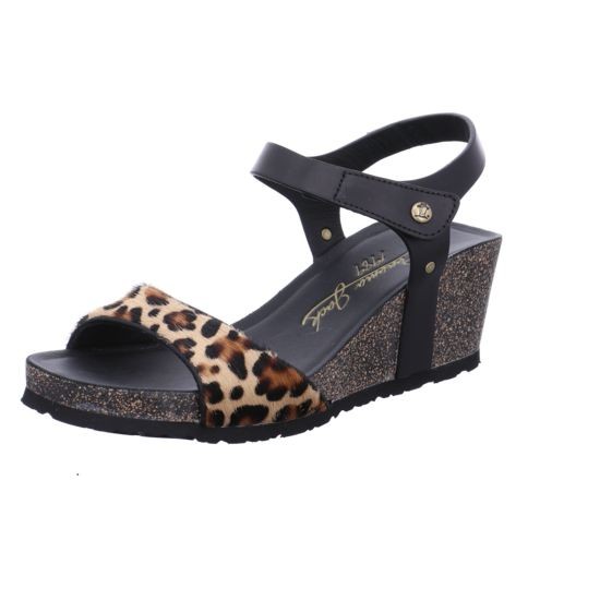 PANAMA JACK Keilsandalen schwarz