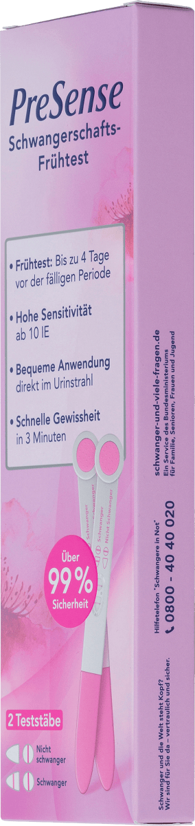 Schwangerschaftsfrühtest, 2 St