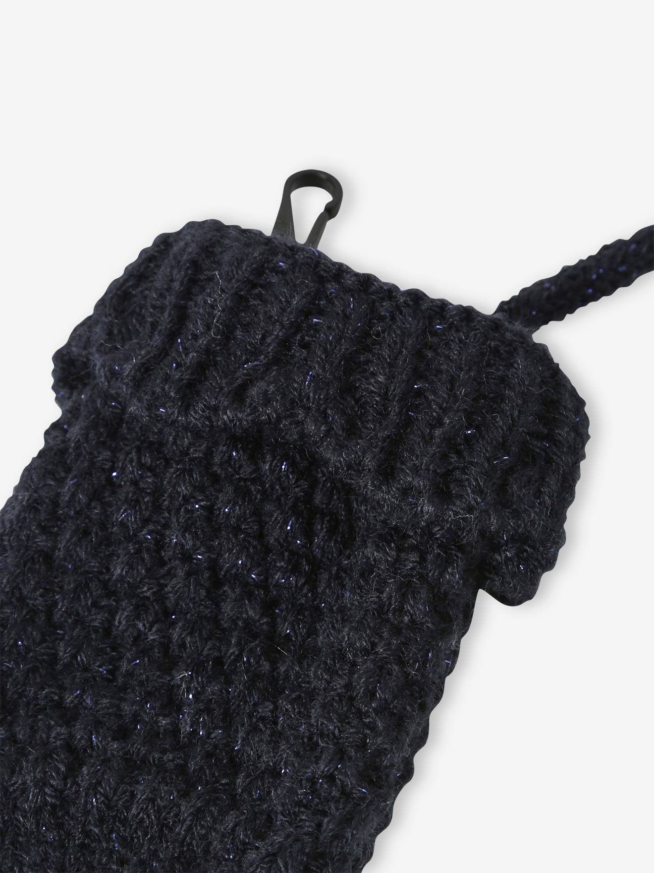 Vertbaudet Mädchen Baby-Set: Mütze, Rundschal & Fäustlinge - marine