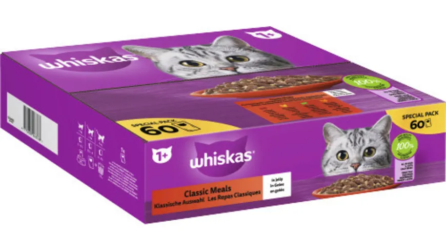 Whiskas Klassische Auswahl in Gelee Special Pack 5.1 kg