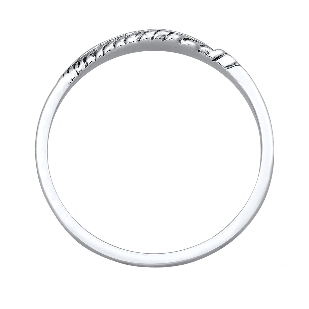 Elli Elli Bague Femmes Plumes Tendance Boho Festival en Argent Sterling 925 plaqué Or Bague