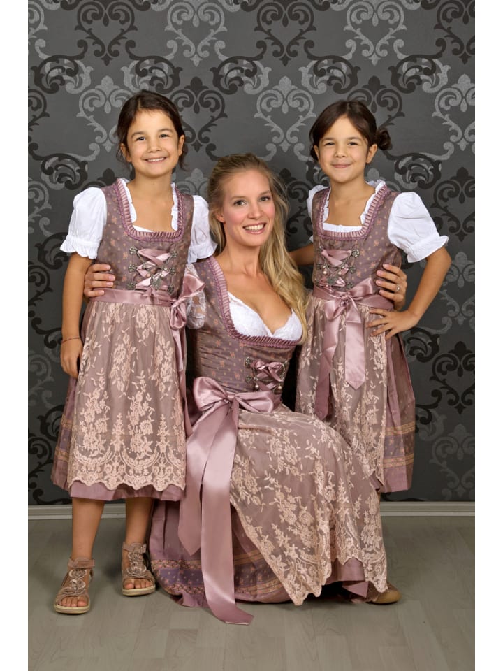 Edelnice Midi Dirndl 2-teilig Madeleine in rose günstig kaufen