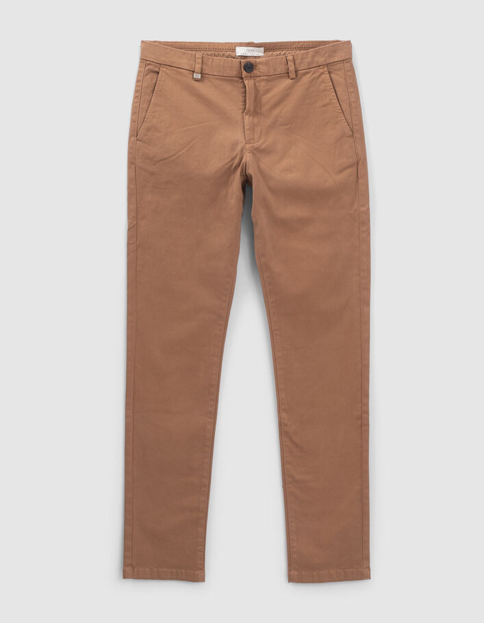Pantalon chino SLIM cappuccino Homme