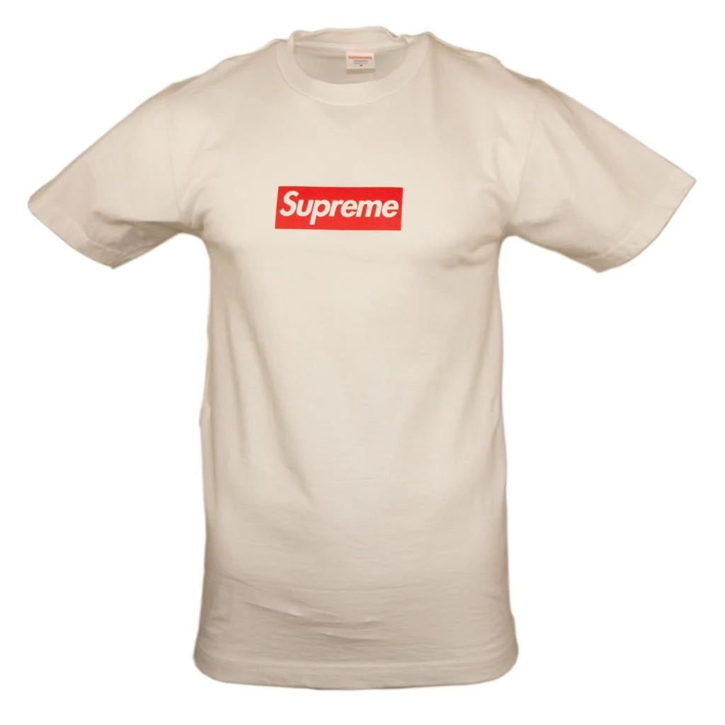 20th Anniversary Box Logo Tee White