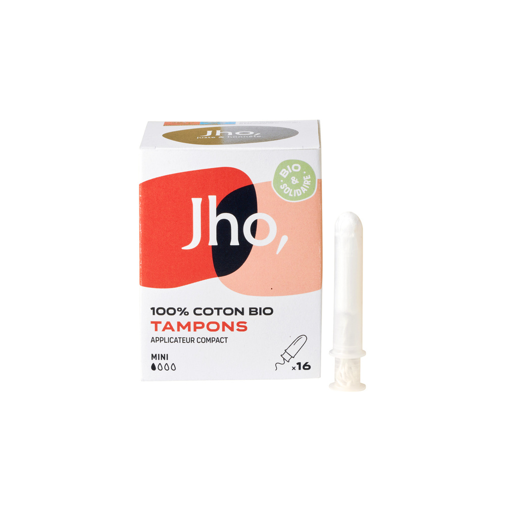 Jho Tampons avec applicateur compact - mini Hygiène intime féminine