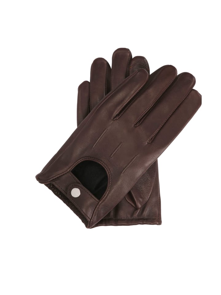 Kazar Handschuhe (Echt-Leder) in Dunkelbraun günstig kaufen