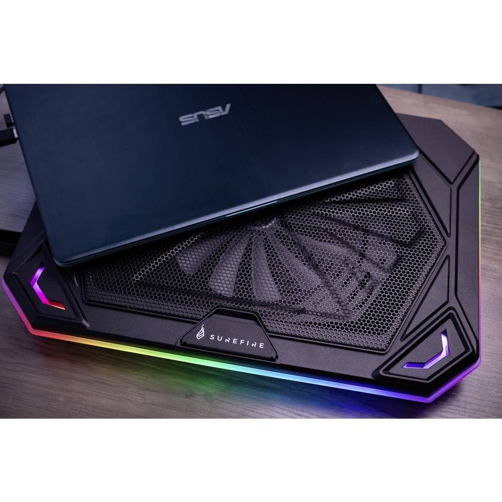Surefire Laptoptisch SureFire Laptop-Kühler mit RGB-Beleuchtung