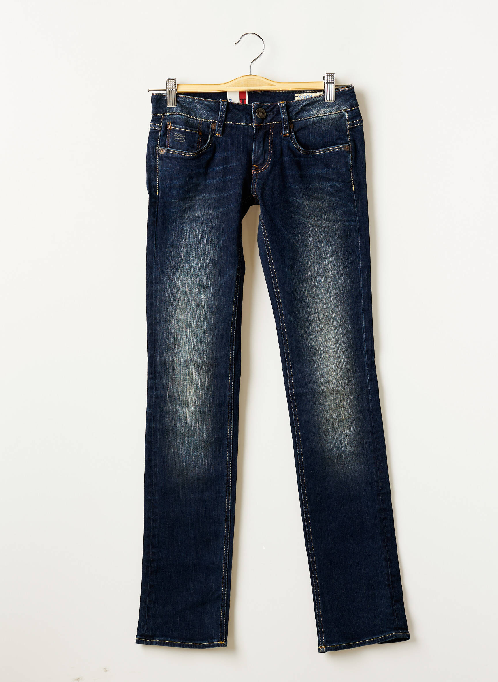 G Star Jeans Coupe Slim Femme couleur bleu