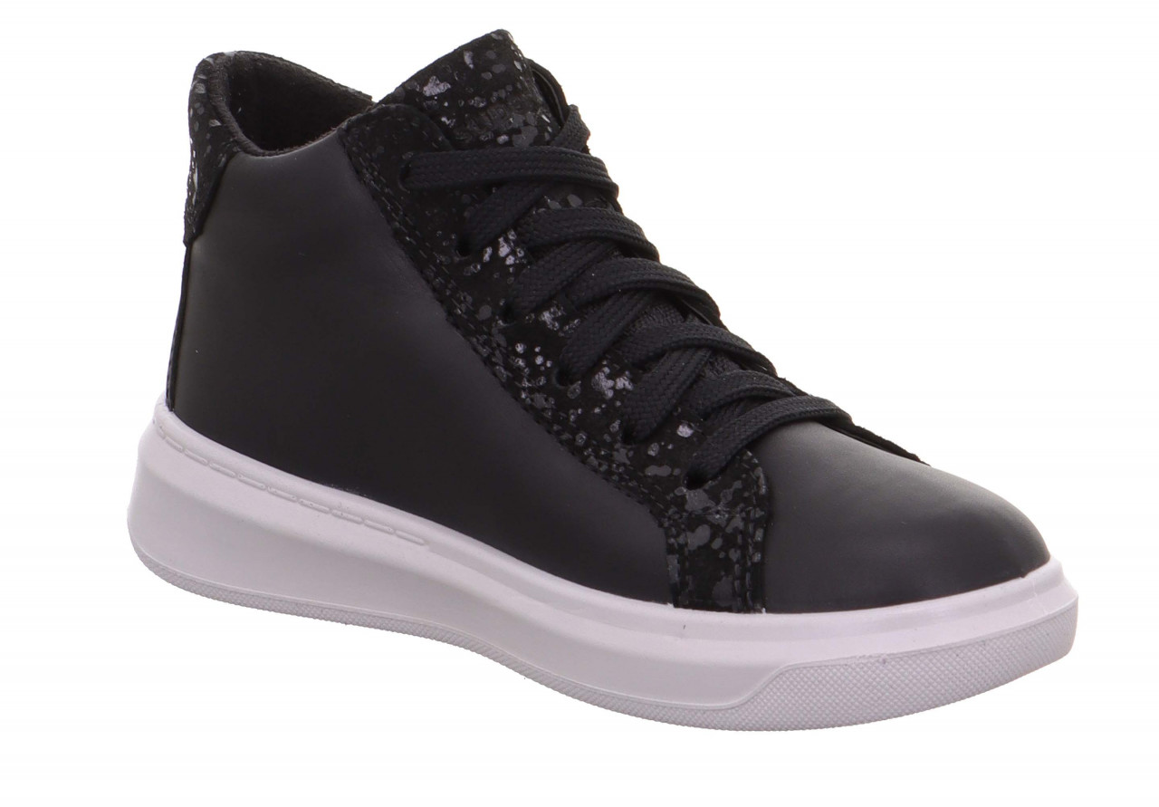 COSMO - SchwarzSneaker high mit Reißverschluss