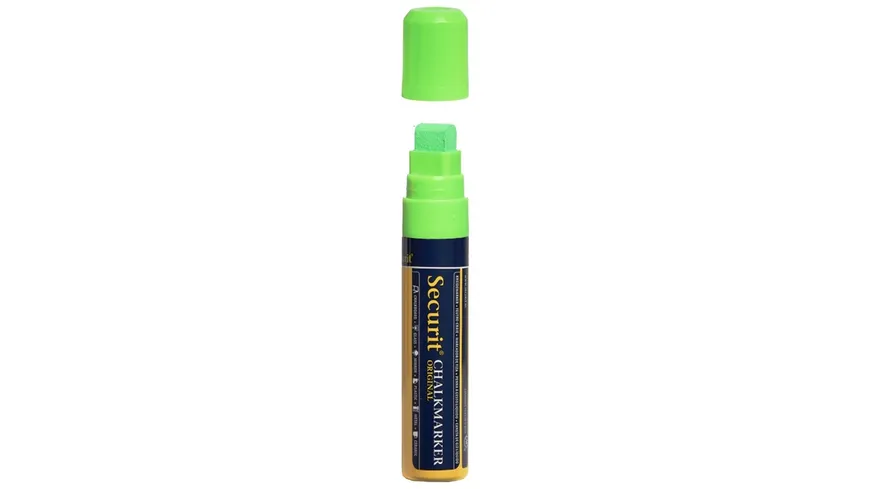 Securit Kreidemarker breit grün grün
