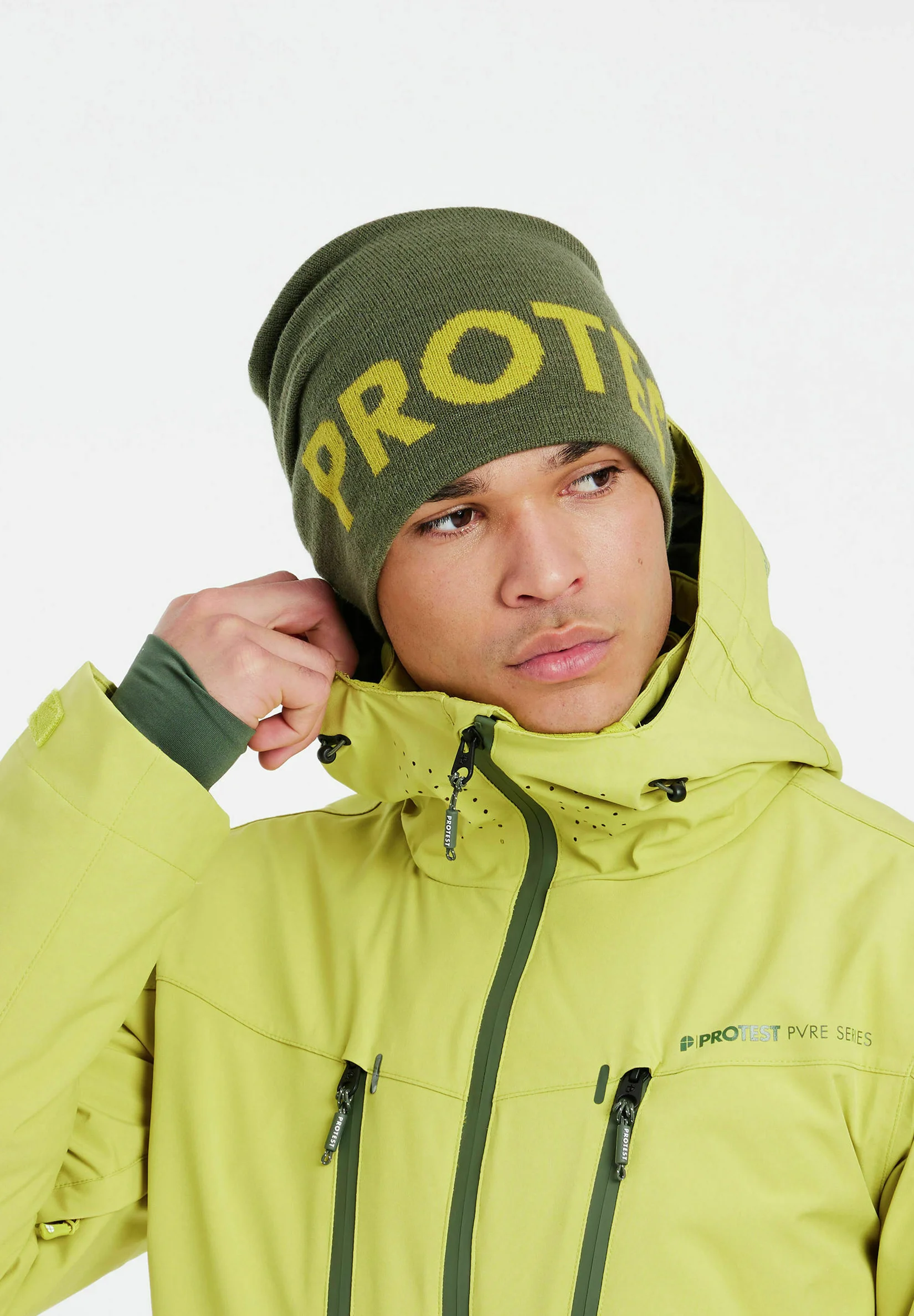 Chaqueta de esquí de protesta