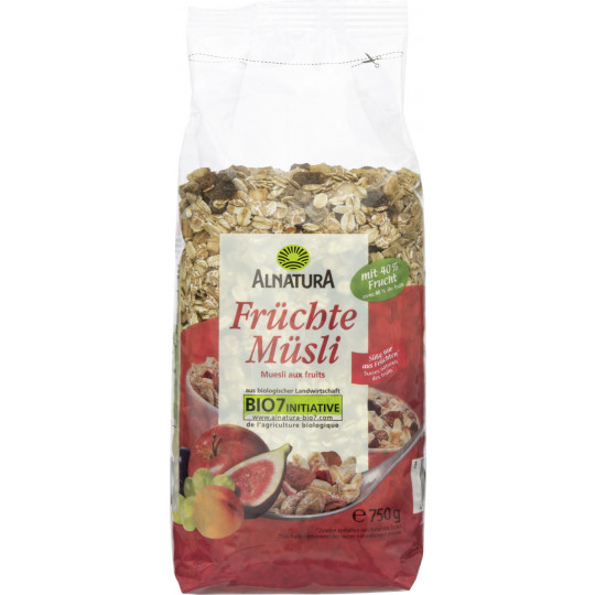 Alnatura Bio Früchte-Müsli 750G