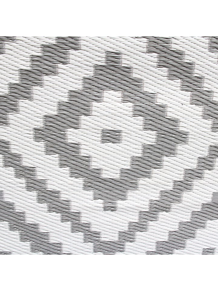 THE HOME DECO FACTORY Indoor-/ Outdoor-Teppich in Grau/ Creme - (L)180 x (B)120 cm günstig kaufen onesize