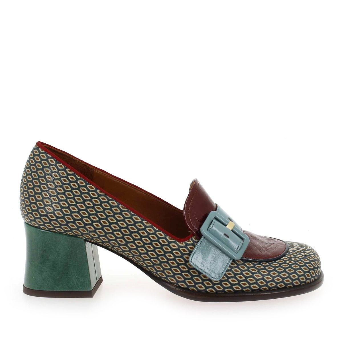 Chie Mihara  MEISIN 43  - Vert Bordeaux