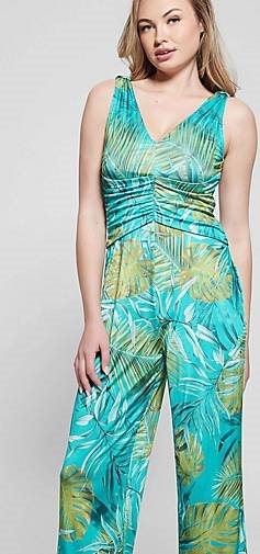 GUESS Damen Jumpsuit POPLIA OVERALL Slim Fit
