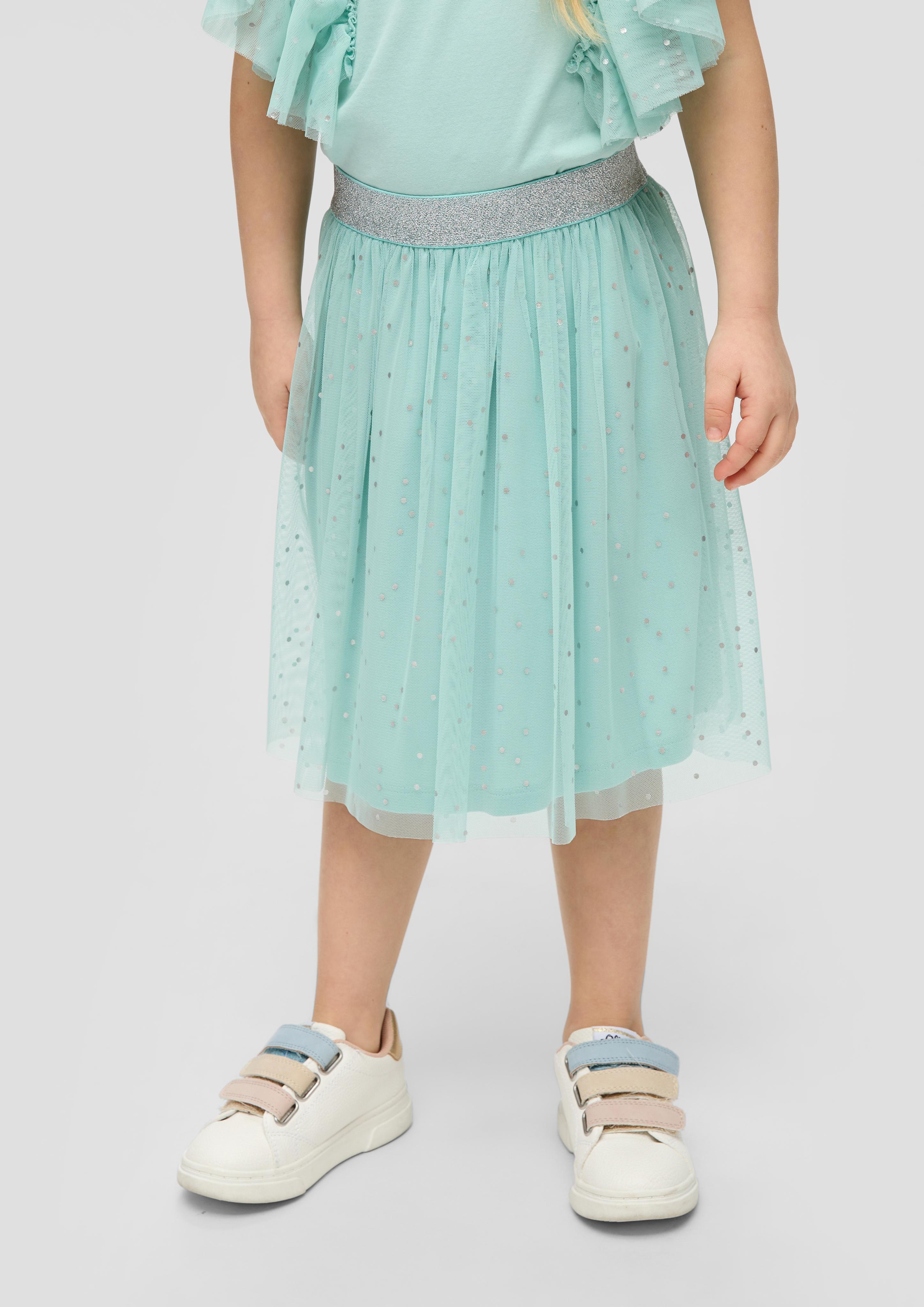 Rock mit Mesh-Layering  2140786-60A1