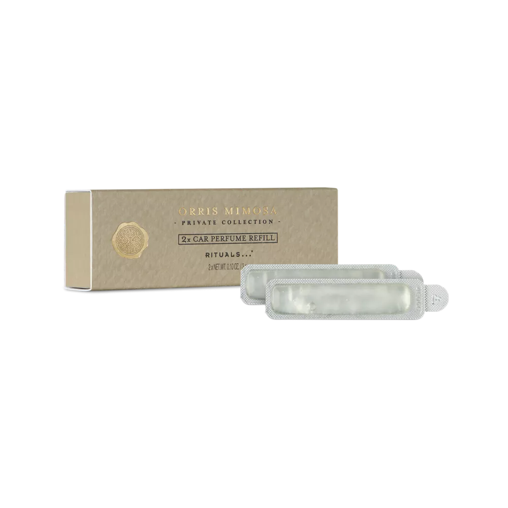 Recharge de parfum pour voiture Orris Mimosa de la collection privée, 2 x 3 g