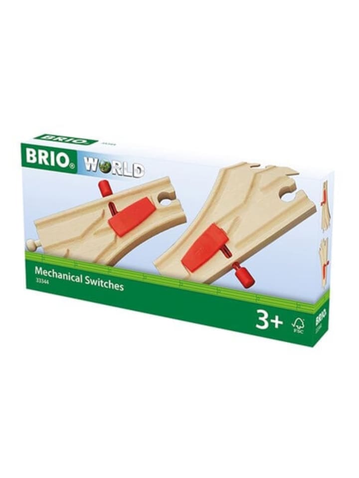 Brio Holzeisenbahn 63334400 Mechanisches Weichenpaar (L1/M1) günstig kaufen onesize