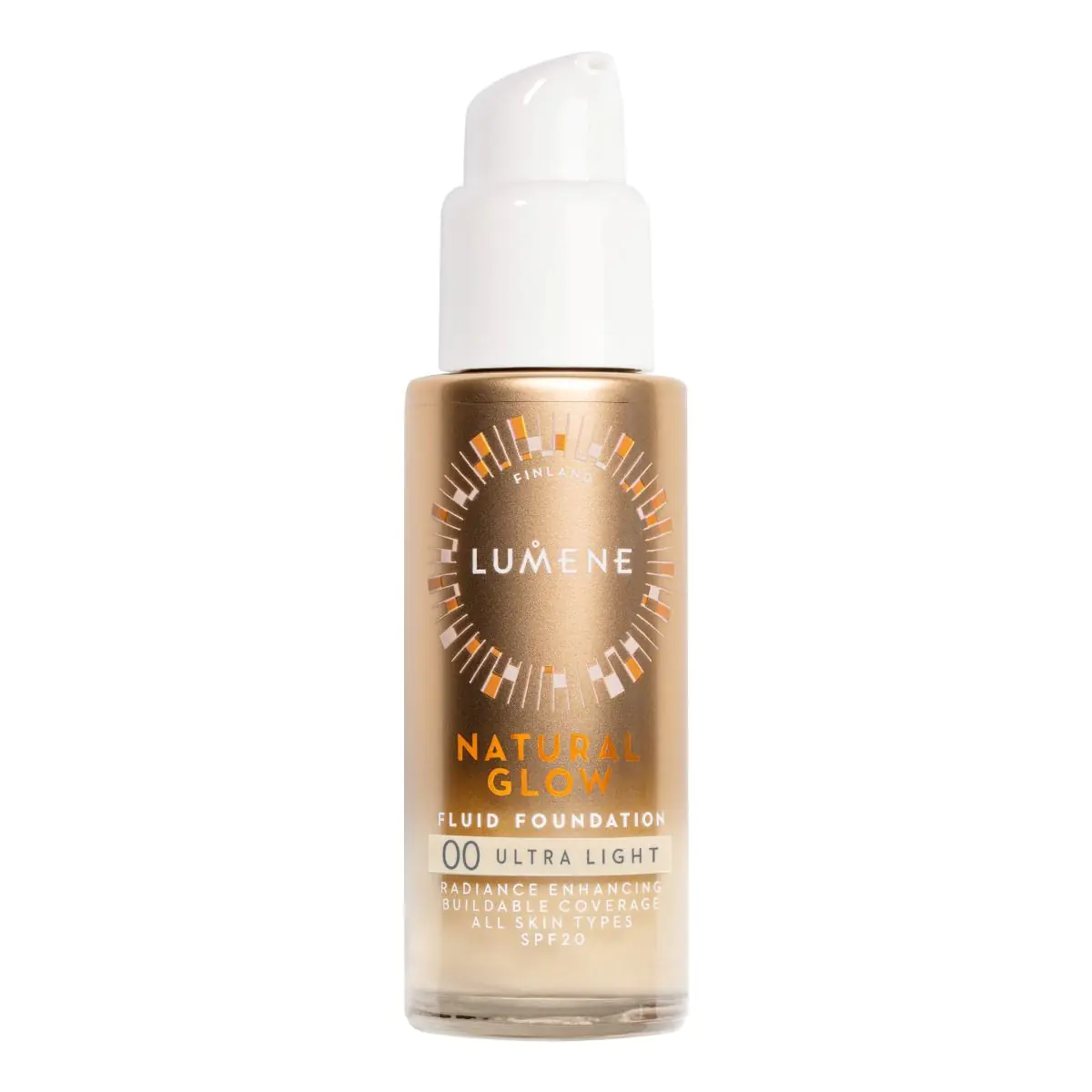 „Lumene Natural Glow 00“ itin lengvas skaistinamasis ir lyginamasis makiažo pagrindas