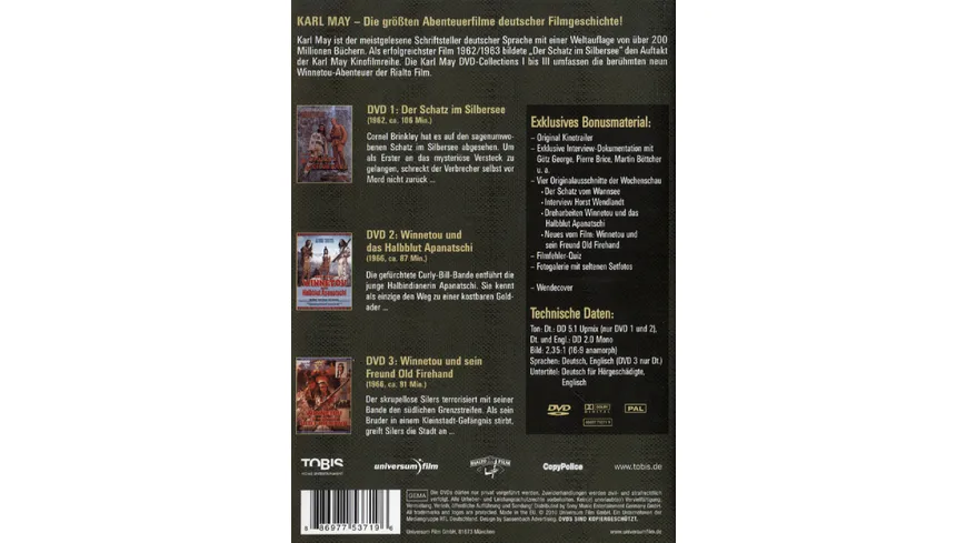 Karl May - Collection 1  [3 DVDs]