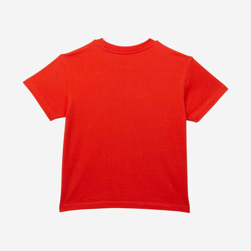 T-shirt enfant message rouge en coton recyclé mixte Catimini