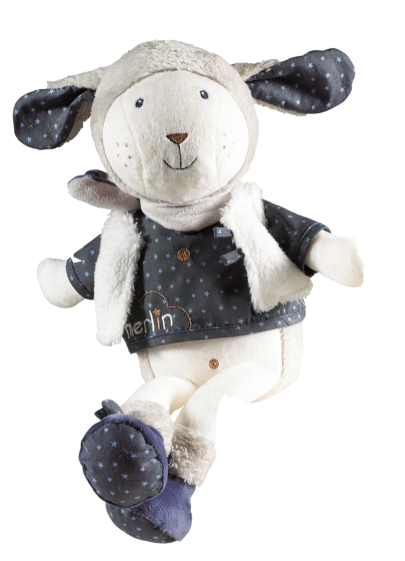 Doudou Mouton Grand Modèle Merlin