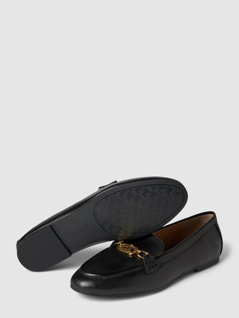 Penny-Loafer mit Schaftbrücke Modell 'AVERI' in schwarz