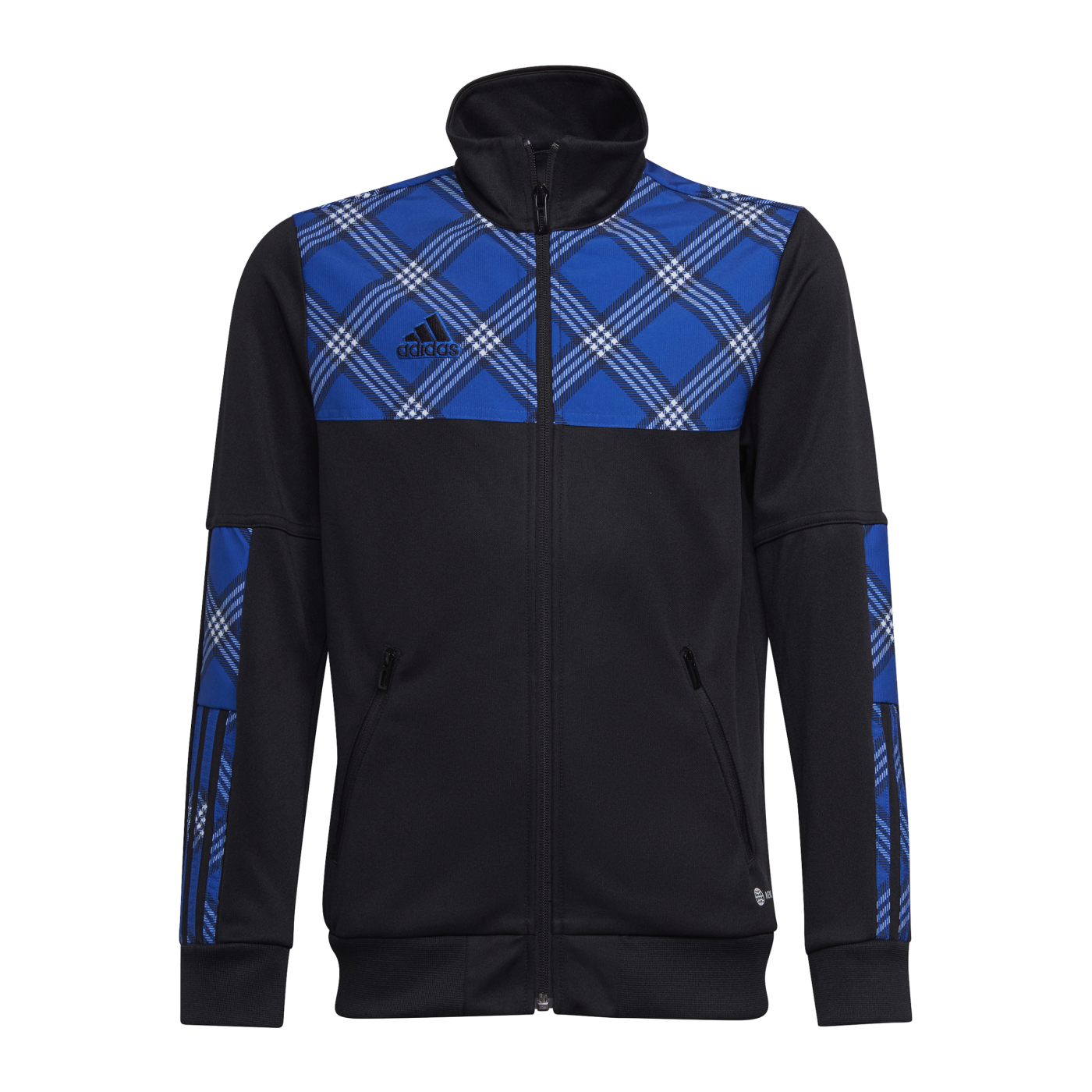 adidas Tiro Trainingsjacke Kids Schwarz Blau