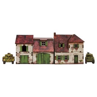 WW2 Normandy Farmhouse w. Outbuildings (PREPAINTED)