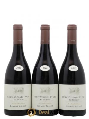 Morey Saint-Denis 1er Cru Les Ruchots Arlaud  2010 - Lot de 3 Bouteilles