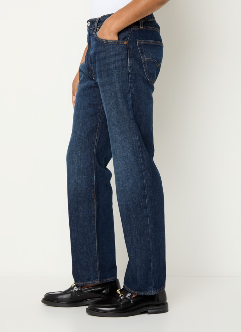 Jeansy Levi's 555 z prostą nogawką, ciemne wyblaknięcie
