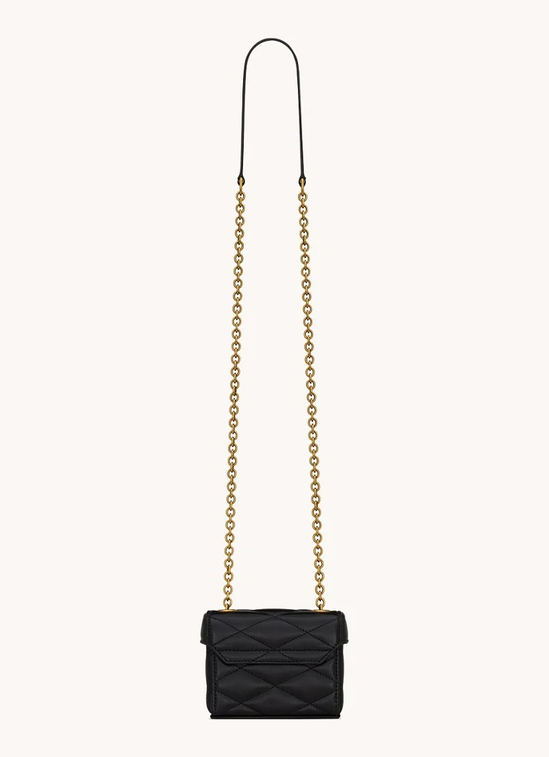 Saint Laurent June Micro crossbody bag in quilted lambskin