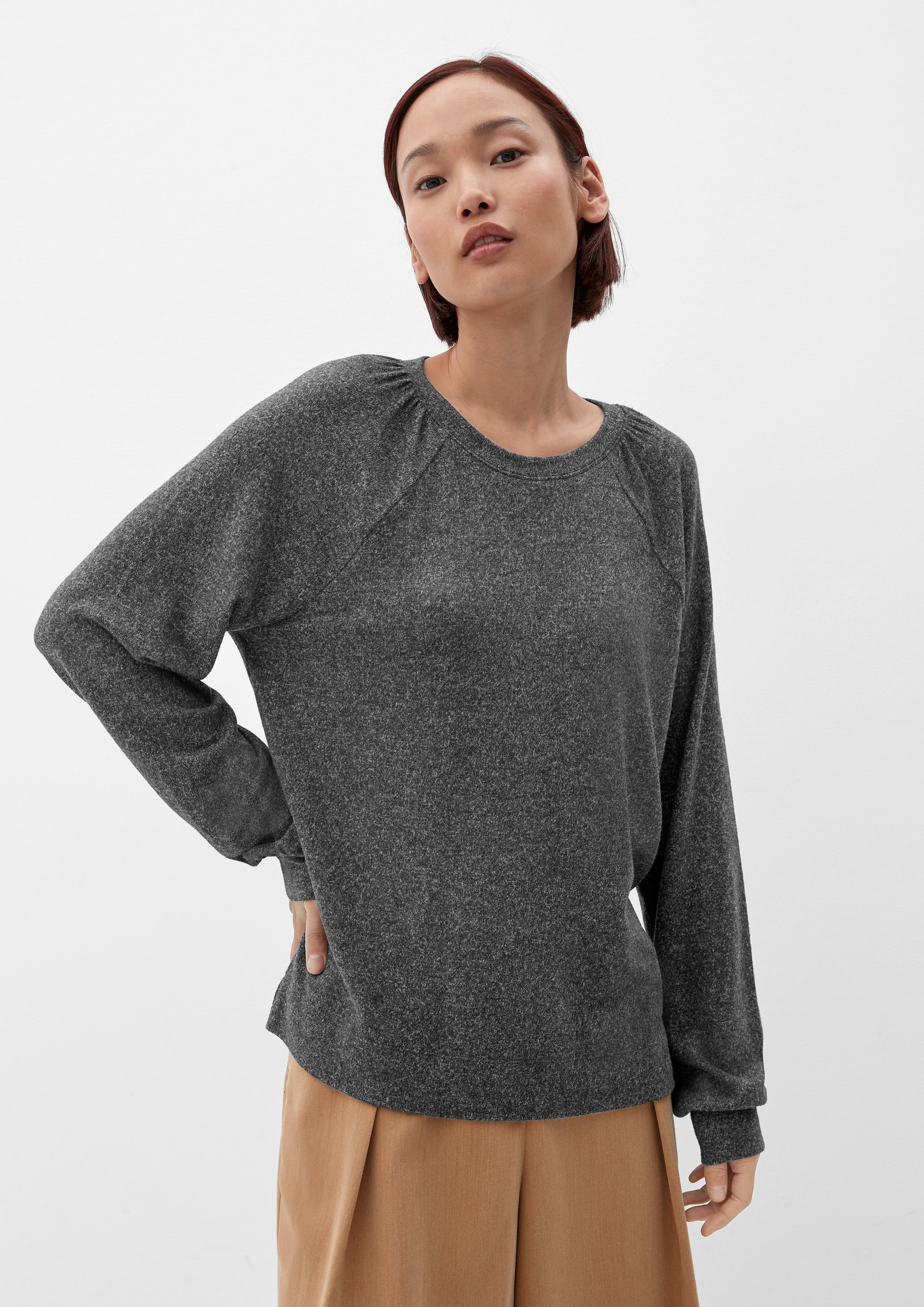 Langarmshirt aus Viskosestretch  2121801-9898