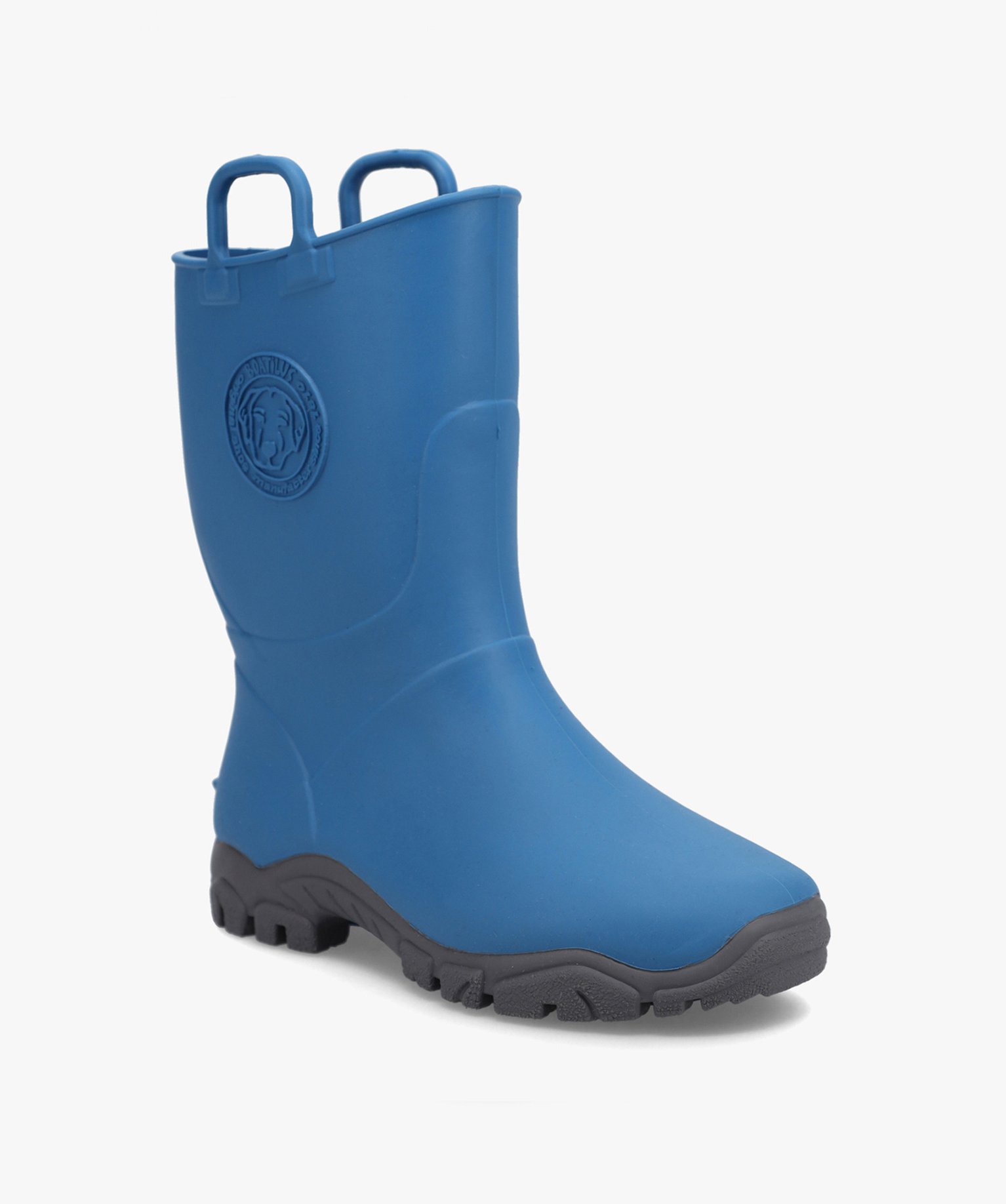 Bottes de pluie Garçon unies à anses - Boatilus bleu | GEMO