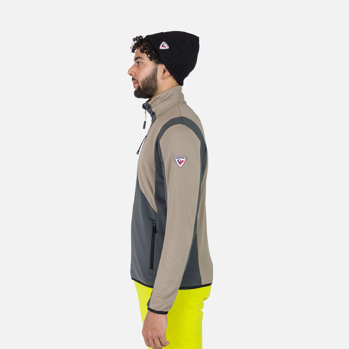 Herrenfleecejacke mit durchgehendem Reißverschluss Diretta