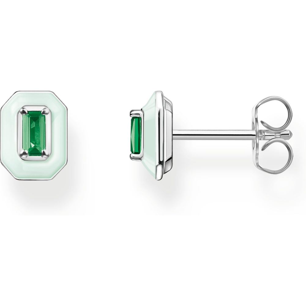 Thomas Sabo Boucles d'oreilles à fermoir à poussette 925 Argent Boucles d'oreilles