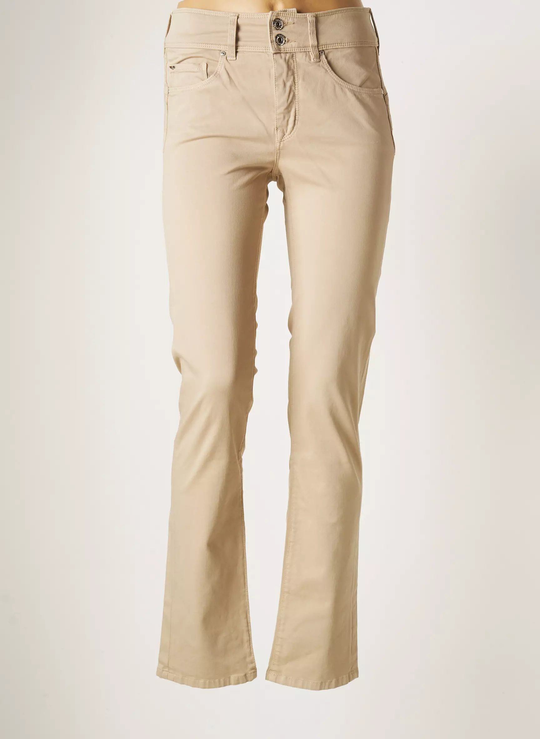 Salsa Pantalons Droits Femme couleur beige