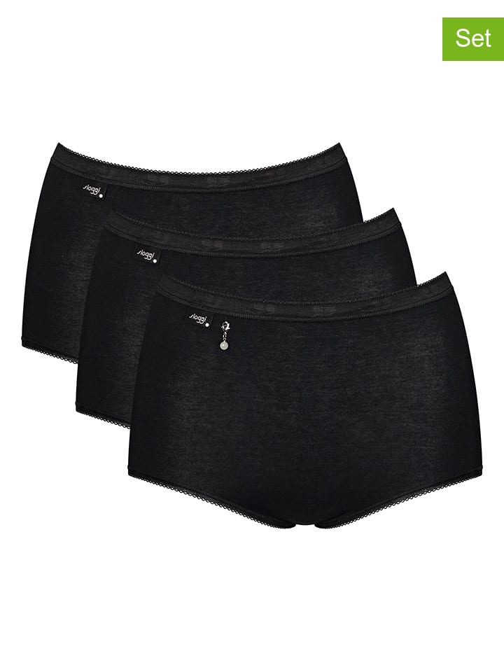 Sloggi 3er-Set: Pantys in Schwarz günstig kaufen