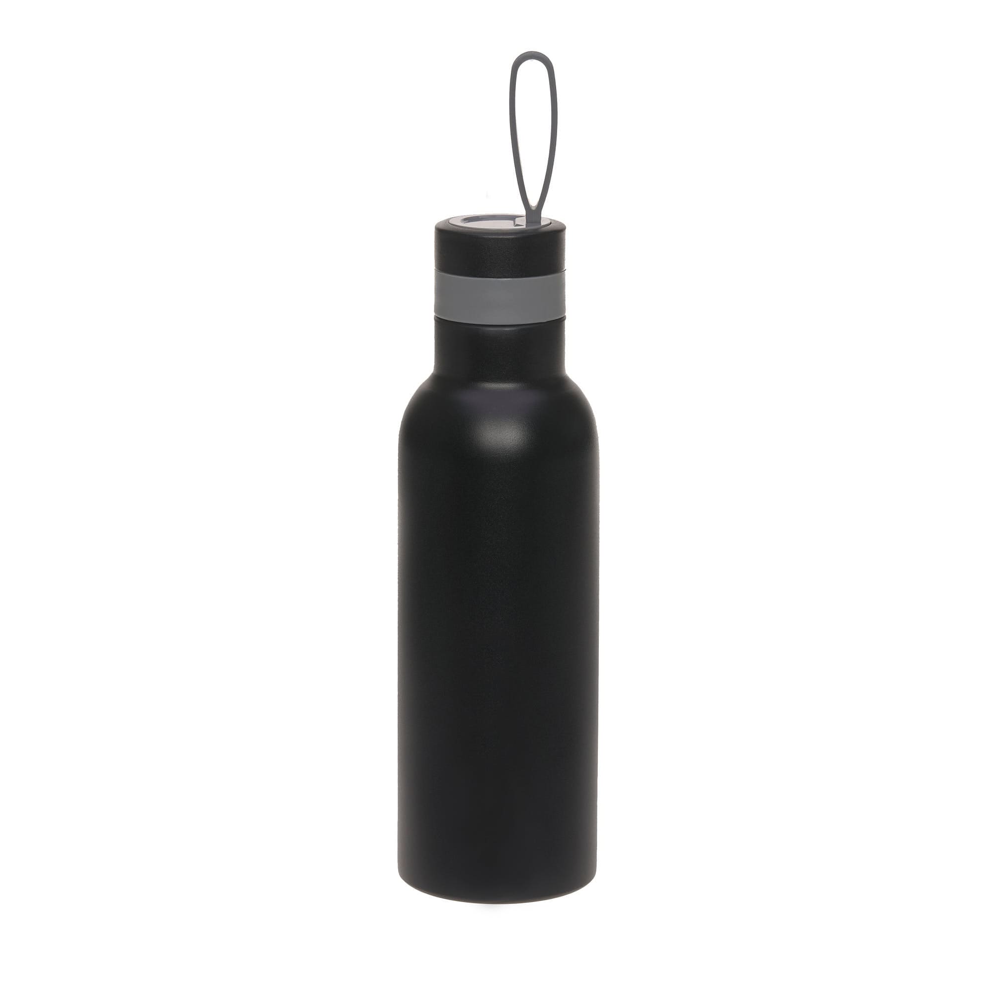 Edelstahl Trinkflasche - BOLD, Schwarz