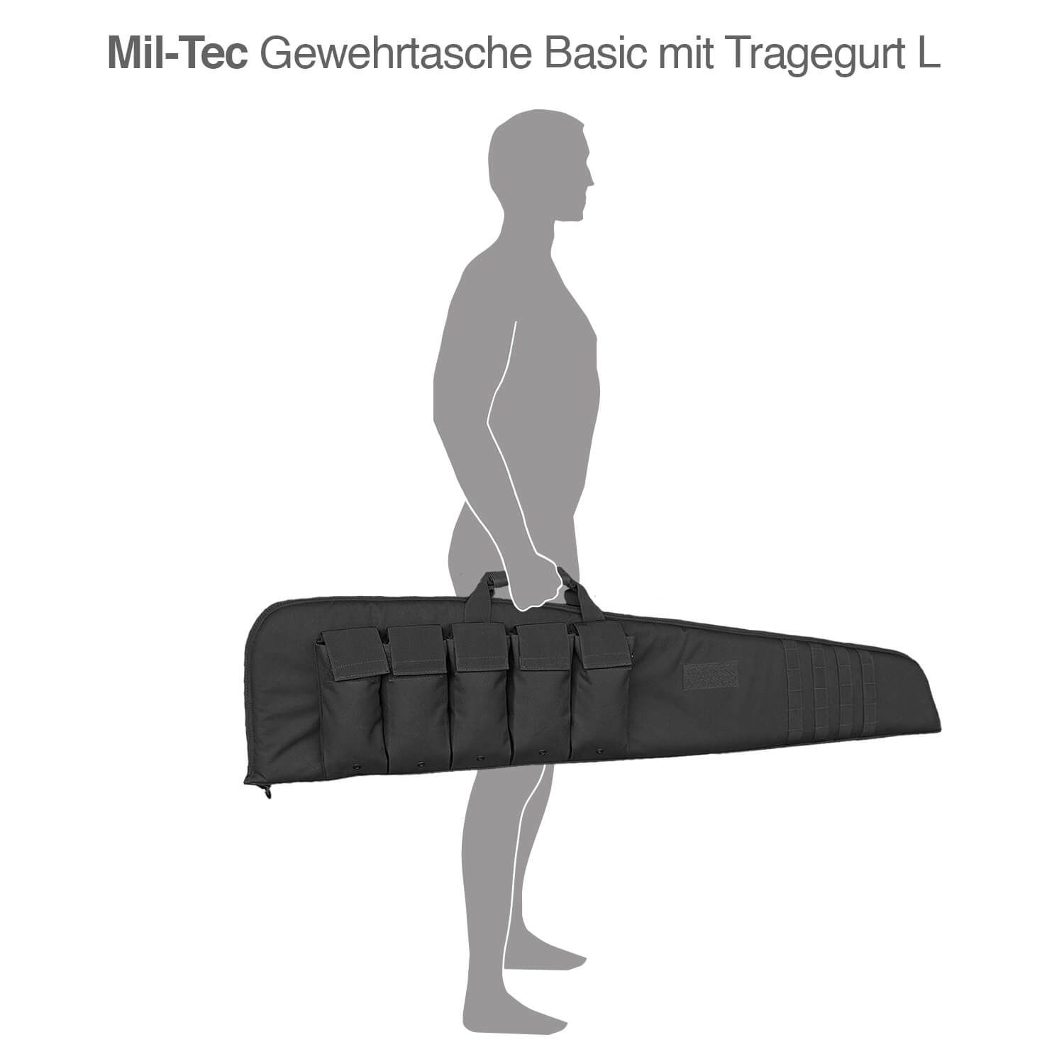 Gewehrtasche Basic mit Tragegurt
