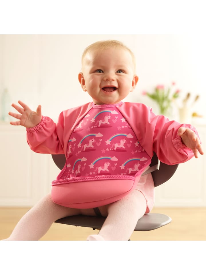 Bibetta Lätzchen mit Raglanärmeln Neopren-Lätzchen Einhörner günstig kaufen onesize