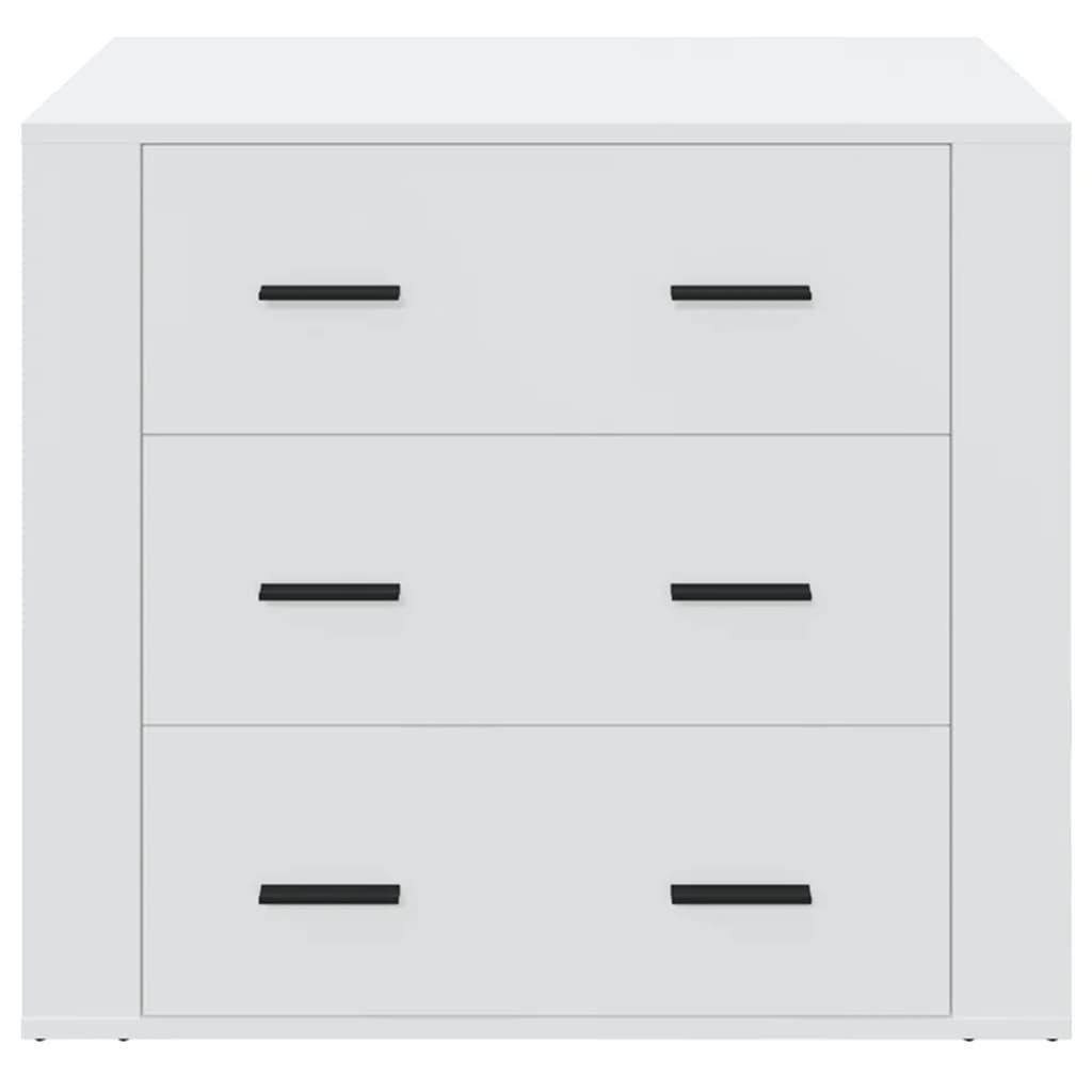 vidaXL Sideboard Sideboard Weiß 80x33x70 cm Holzwerkstoff (1 St)