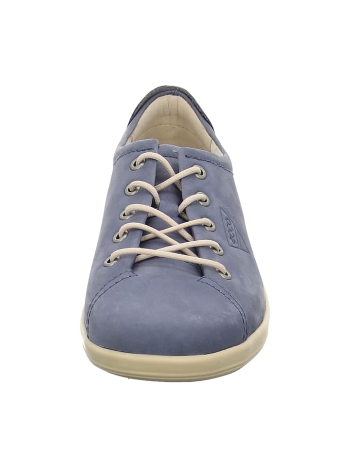 Ecco Komfort Schnürschuhe in Blau günstig kaufen