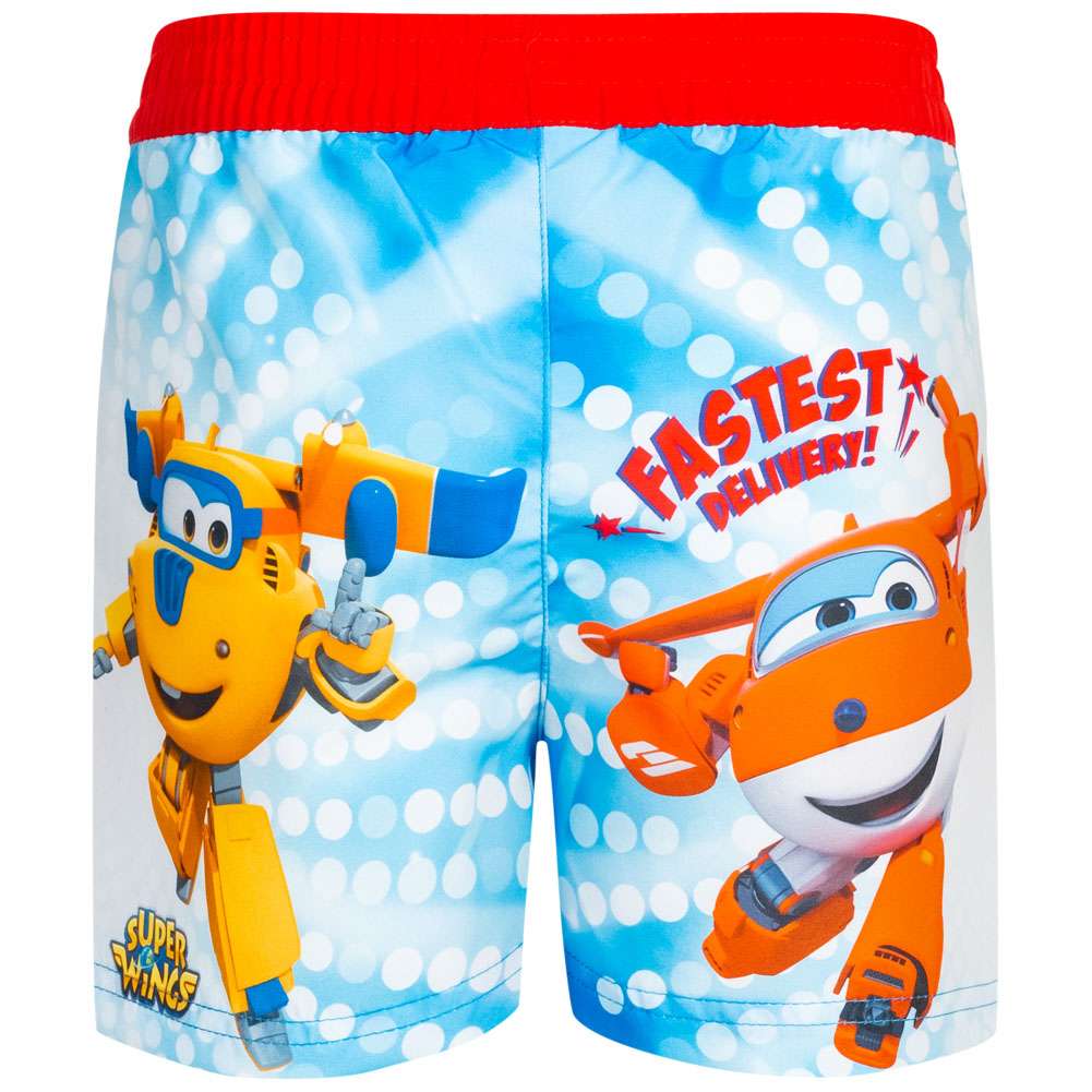 Super Wings Jungen Badeshorts ER1999-red